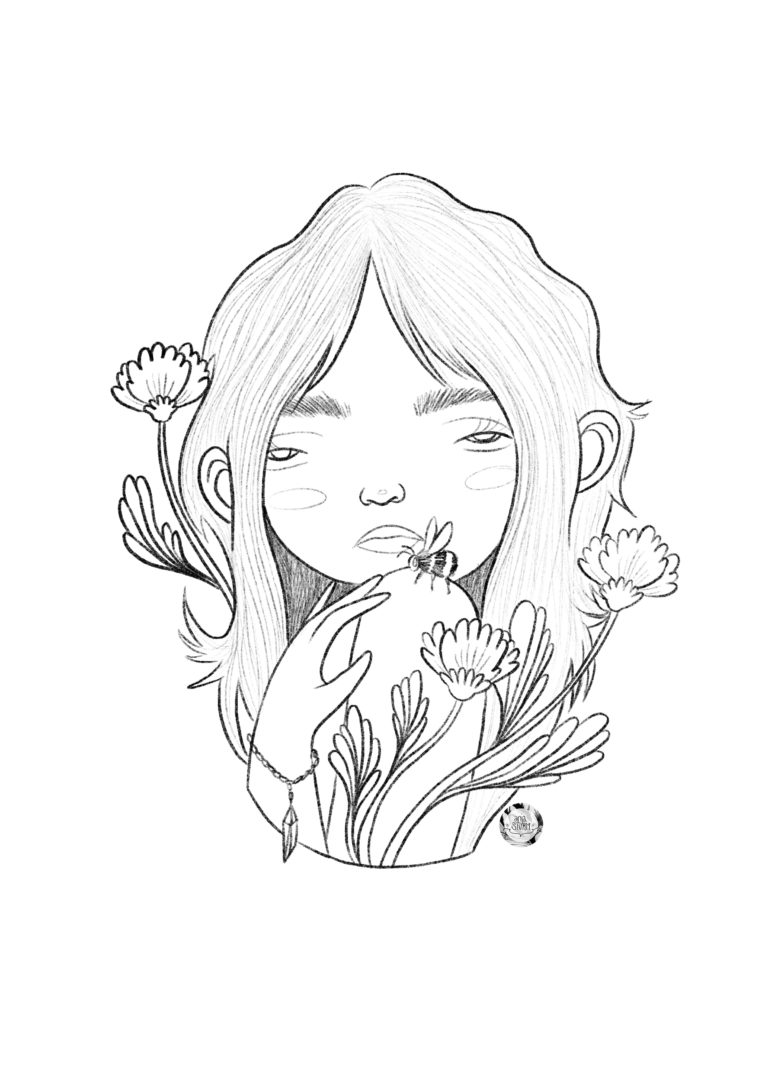 Free Colour Me In Printables – Anja Sturm Illustration