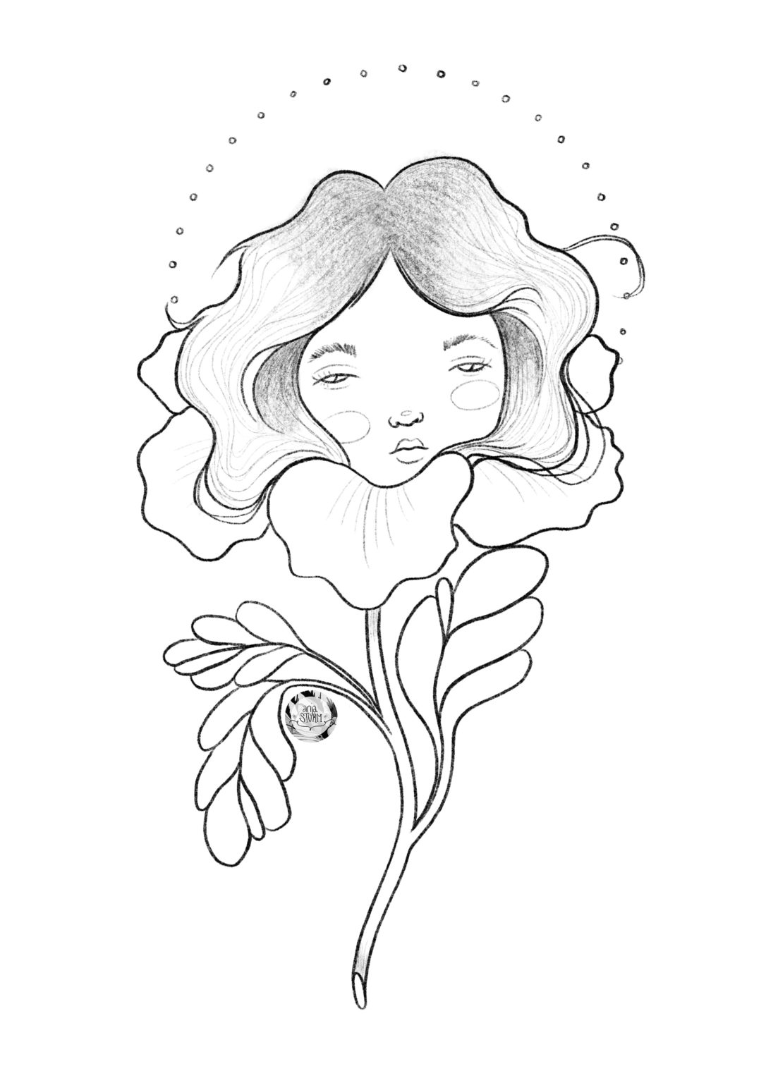 Free Colour Me In Printables – Anja Sturm Illustration